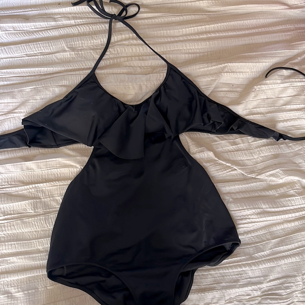 Victoria Secret Black Bathing Suit - 1 piece